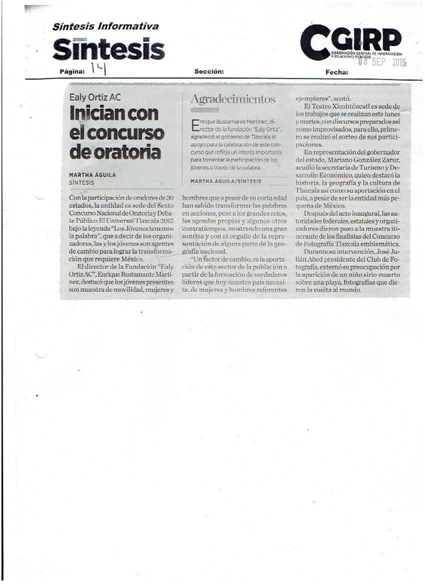 Nota de Prensa