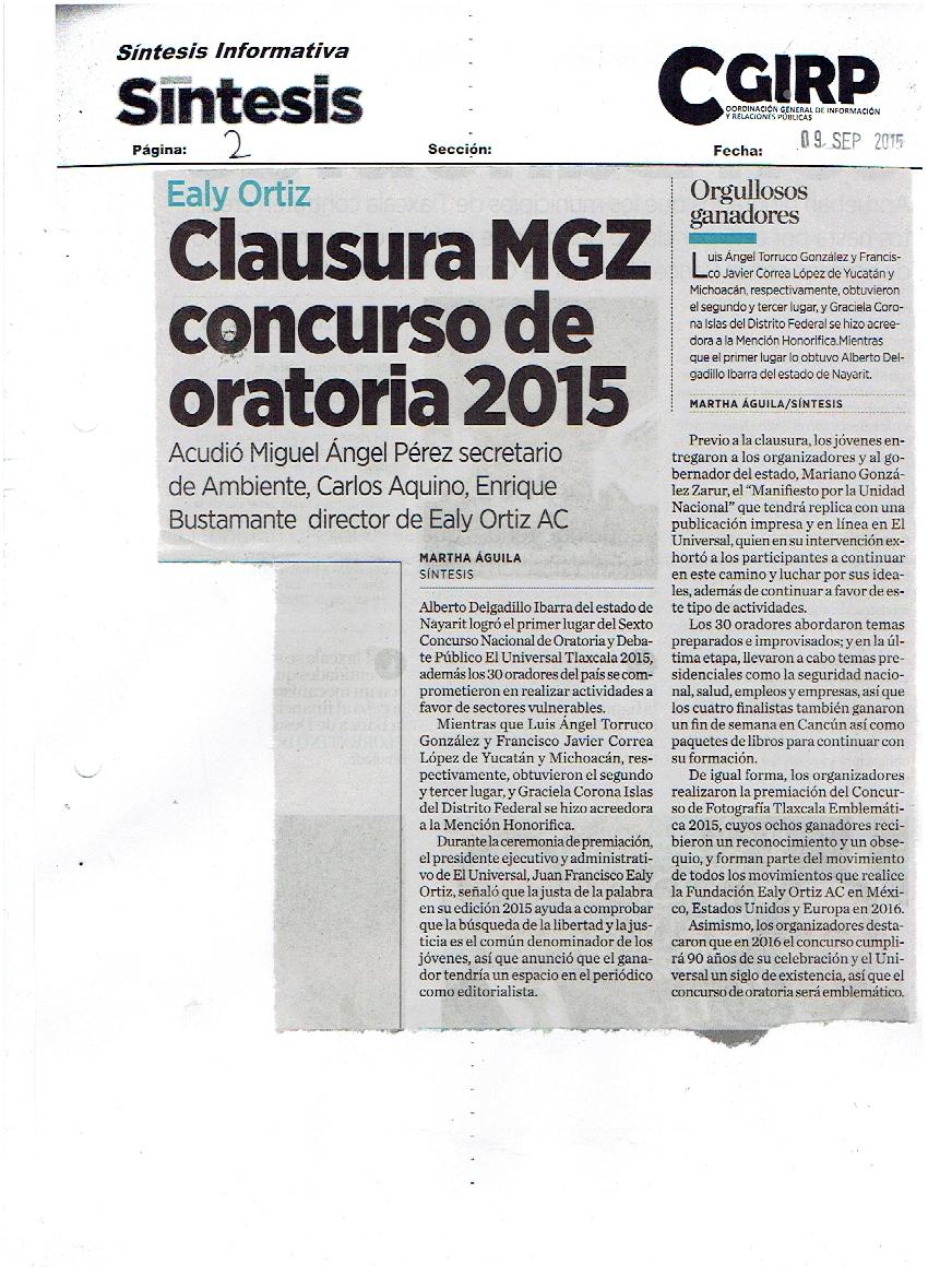 Nota de Prensa