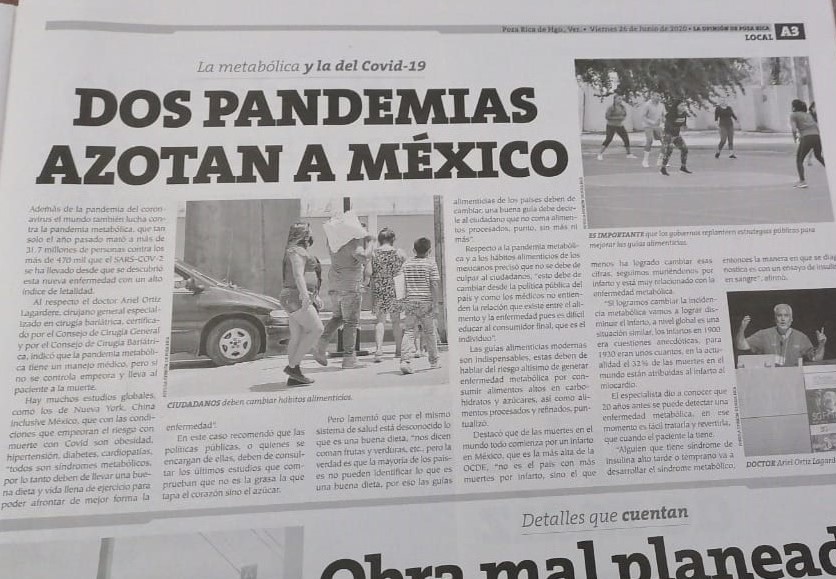 DOS PANDEMIAS AZOTAN A MÉXICO