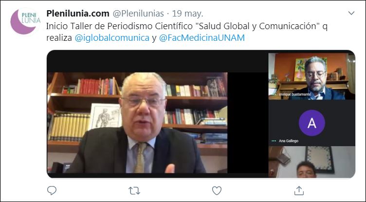 EXITOSO FUE EL TALLER DE PERIODISMO CIENTÍFICO