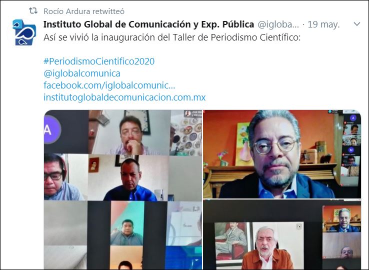 EXITOSO FUE EL TALLER DE PERIODISMO CIENTÍFICO