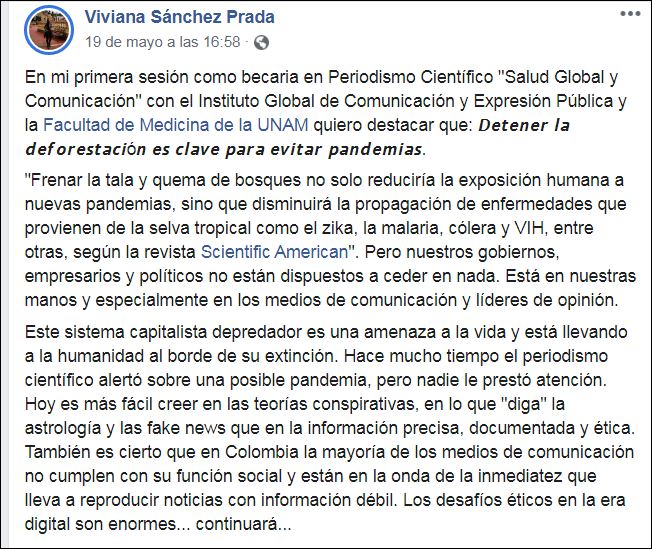 EXITOSO FUE EL TALLER DE PERIODISMO CIENTÍFICO